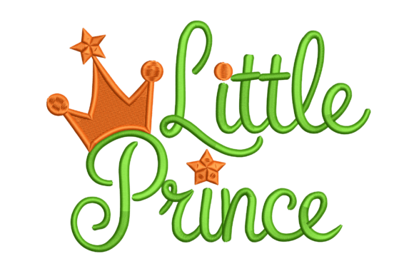 Capturing Royalty: The Little Prince Embroidery Design