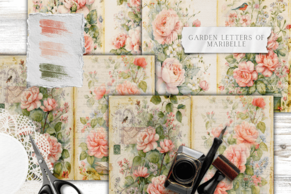 Embrace Soft Romance: The Garden Letters of Maribelle Journal