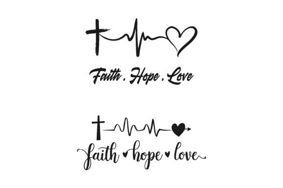 Faith Hope Love Cross Heartbeat SVG: A Designer’s Take