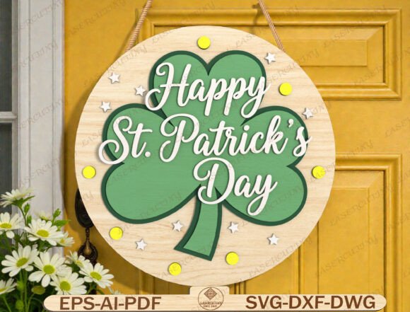 Happy St. Patrick's Day Round Sign SVG: A Designer's Guide