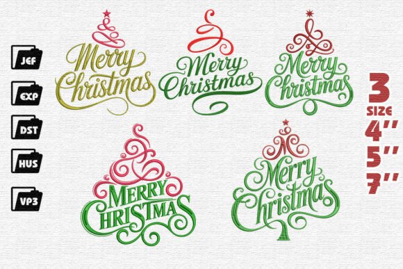 Merry Christmas Tree Embroidery Bundle: A Designer's Guide