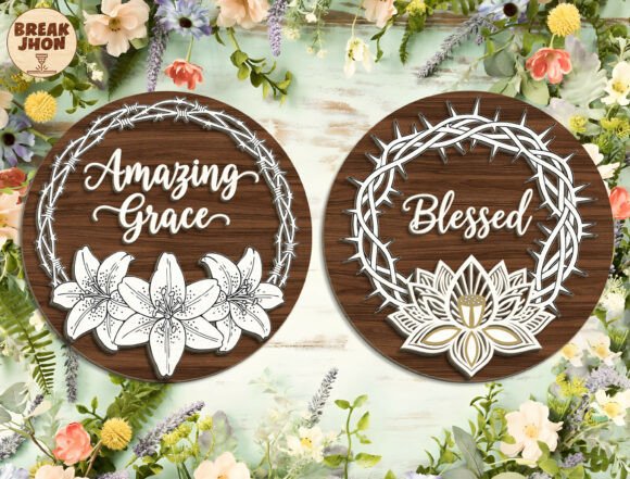 Religious Door Hanger Laser Cut File Svg: Crafting Faith-Centered Décor