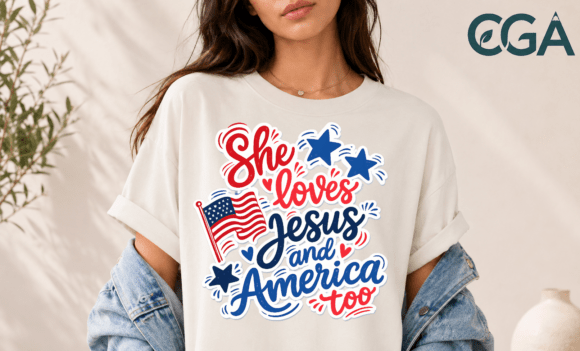 She Loves Jesus America Patriotic Png: A Designer's Guide