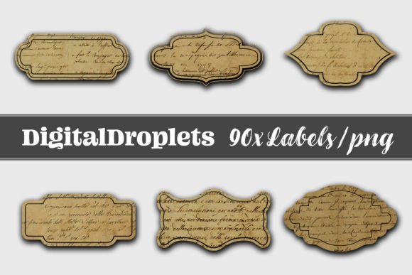 Timeless Texture: Using Scribbled Vintage Tags in Your Work