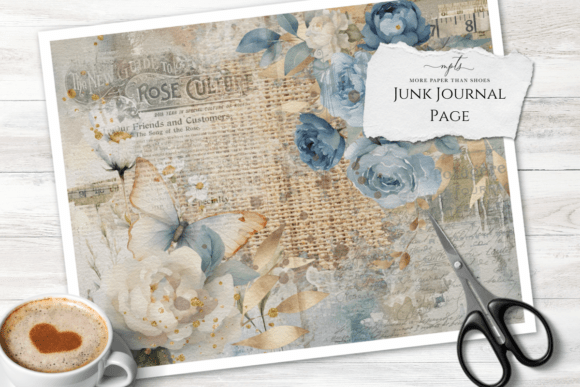Weathered Garden Junk Journal Page 1: A Designer's Guide to Rustic Charm